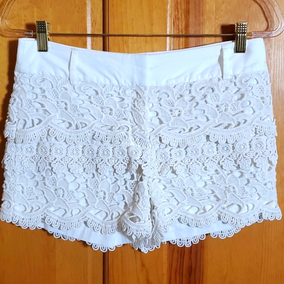 LOFT Pants - LOFT 2 LACE CREAM LAYERS SHORTS